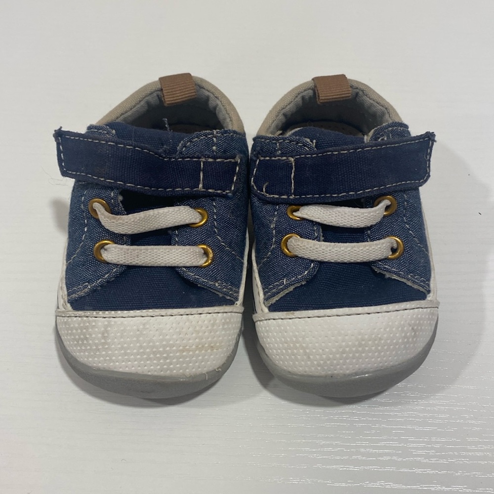 See Kai Run denim first Walker sneaker